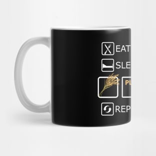 Rice Farmer - Plant and grown rice eat sleep repeat Mug